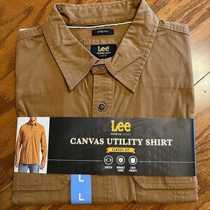 Lee men’s utility shirt, large, NWT